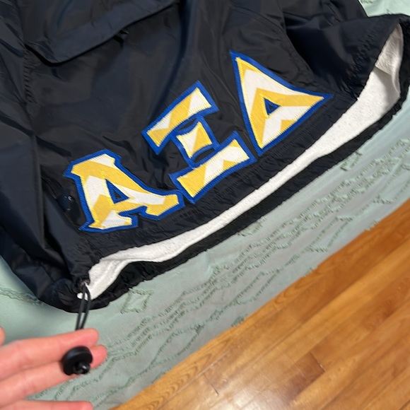 Charles River Rain Jacket w/ adjustable hood and cinch-able waist Alpha Xi Delta - Picture 8 of 8